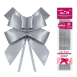 Laço Rápido Cetim C/5 Unid Prata Progresso