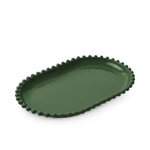 Bandeja Perola 20x13cm Verde Oliva