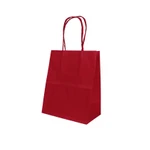 Sacola Papel Vermelho 13,5x8x16cm C/10 Unid