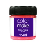 Tinta Facial Vermelho Flúor 15ml Colormake
