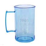 Caneca Chopp 300ml Azul Neon 2 Translúcido