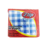 Guardanapo 20cm X 21cm 50 Unid Azul Xadrez Flip