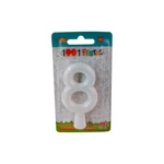 Vela Tubo Lisa 8 Branca 1001 Festas