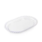 Bandeja Perola 20x13cm Cristal
