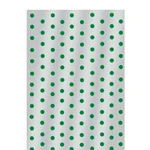 Saco Poli Decorado Poá Verde 30x45cm C/50 Unid