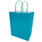 Sacola Papel Turquesa 13,5x8x16cm C/10 Unid