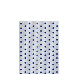 Saco Poli Decorado Poá Azul 20x30cm C/50 Unid