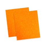 Placa Eva Glitter 40x48cm Laranja Neon