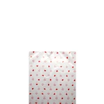 Saco Poli Decorado Coração Vermelho 15x22cm C/50 Unid