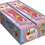 Bala Regaliz Pocket 12x17g Tubo Recheado Yogurte 100 Ácido Dori