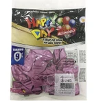 Balão Alumínio Fucsia N9 25 Unid Happy Day