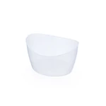 Mini Cachepot Oval Transparente