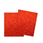 Placa Eva Glitter 40x48cm Vermelho