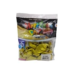 Balão Alumínio Amarelo Mostarda N9 25 Unid Happy Day