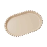 Bandeja Perola 20x13cm Bege