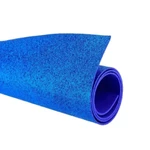 Placa Eva 40cmx48cm Glitter Azul Es