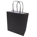 Sacola Papel Preto 13,5x8x16cm C/10 Unid