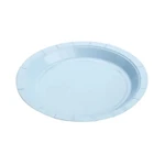 Prato de Papel Azul Bebê 18cm 10 Unid