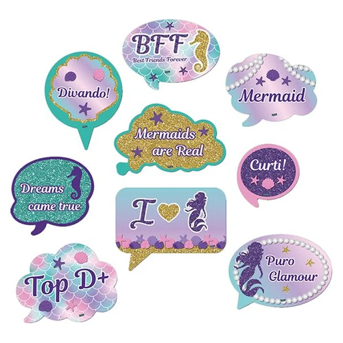 Kit Placas Sereia C 09 Unid Festcolor