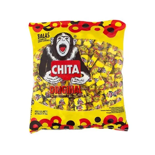 Bala Mastigável 500g Chita Abacaxi