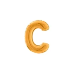 Balão Letra C N.16 Dourado