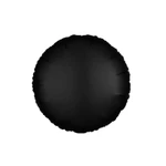 Balão Metalizado Redondo 45cm Preto Chrome