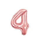 Balão Metalizado 4 Rose N.16