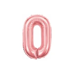 Balão Metalizado 0 Rose 16"