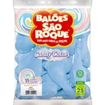 Balão Candy Colors N11 Azul C/25 Unid São Roque