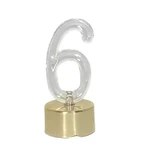 Topo de Bolo Número 6 Led