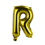 Balão Letra R Dourado N.16