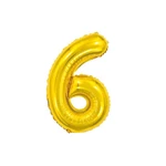 Balão Metalizado 6 Dourado N.16